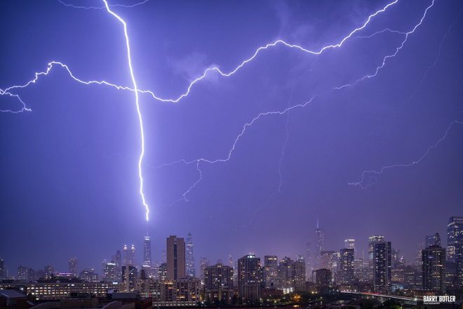 Chicago Floods: 5 Inches of Rain in 90 Minutes!  
Water Rescues and Lightning Strikes Shock the City! —  severe weather Chicago, flash flooding Chicago, lightning storm John Hancock Center