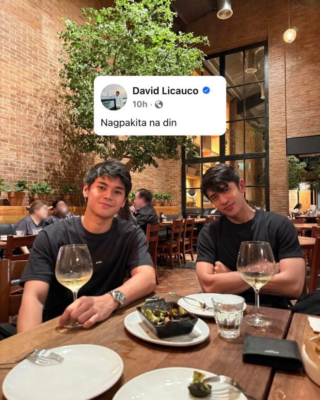 David Licauco & Dustin Yu's Shocking Reunion: Fans React! — David Licauco reunion, Dustin Yu restaurant photos, Pambansang Ginoo news 2025
