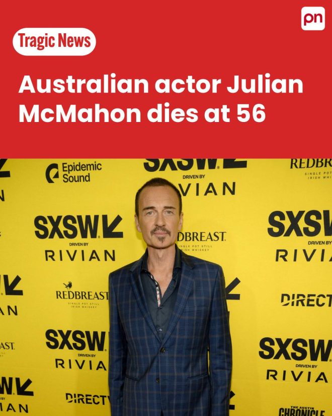 Death of Australian Actor Julian McMahon Confirmed by Wife