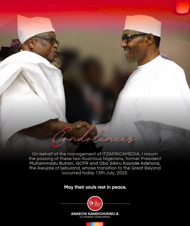 Death of Distinguished Nigerians: Buhari and Oba Adetona Pass Away