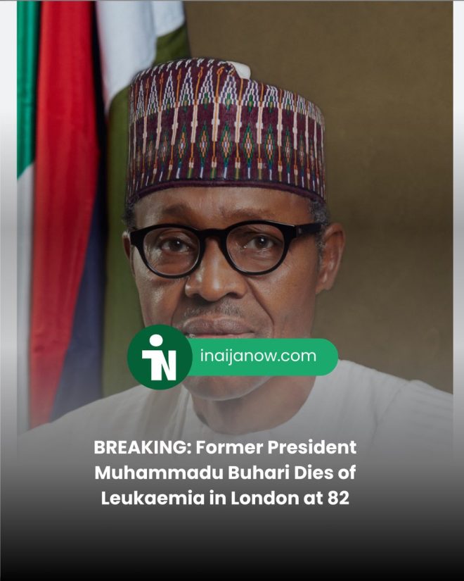 Death of Former President Muhammadu Buhari at Age 82 Confirmed