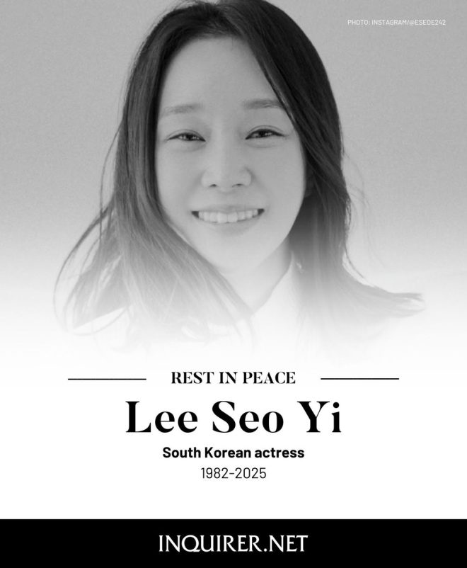 Death of Lee Seo Yi at 43 Shocks Fans and Industry  
READ MORE: