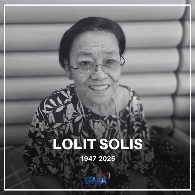 Death of Veteran Columnist Lolit Solis at 78 Confirmed