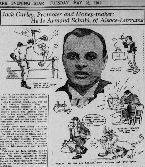 Death of Wrestling Pioneer Jack Curley at 56 on This Day