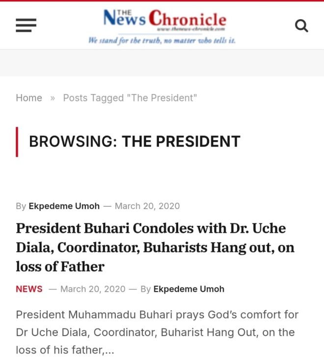 Death of a Mentor: Dr. Uche Diala's Heartfelt Reflection