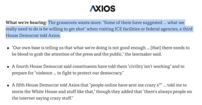 Democrats Urged to Embrace Violence Against Trump Supporters — political unrest 2025, Democratic party violence, ICE facility protests