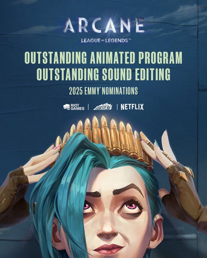 Emmys Shock: Animated Series Nominated for Major Awards! — Emmy nominations 2025, Outstanding Animated Program nominees, Fortiche Productions artwork