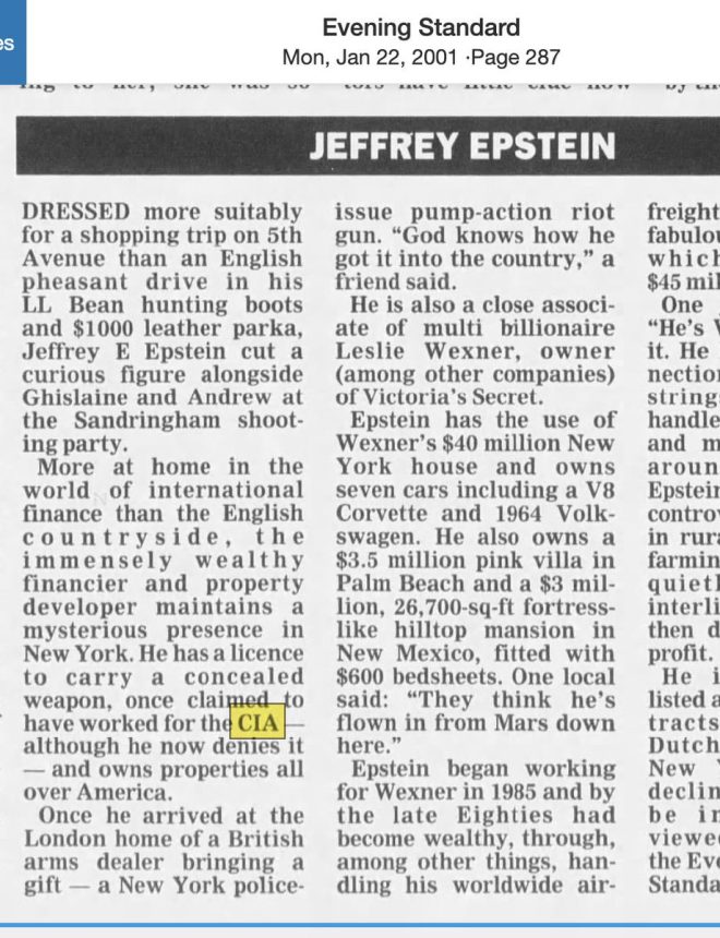 Epstein's Shocking Claim: CIA Ties Revealed! — High-profile conspiracy theories, Epstein CIA connections, 2025 Epstein revelations