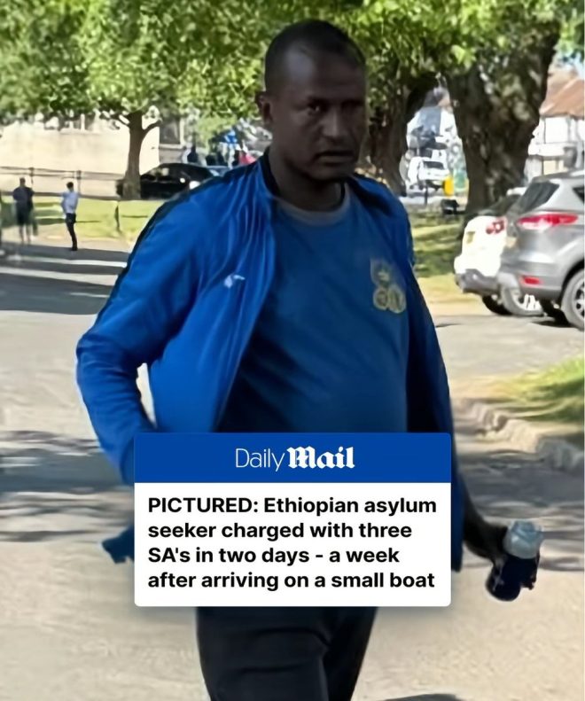 Ethiopian 'Doctor' in UK: Allegations of Assault Emerge! — Ethiopian migrant crime UK, boat arrival from France, media coverage of migrant issues