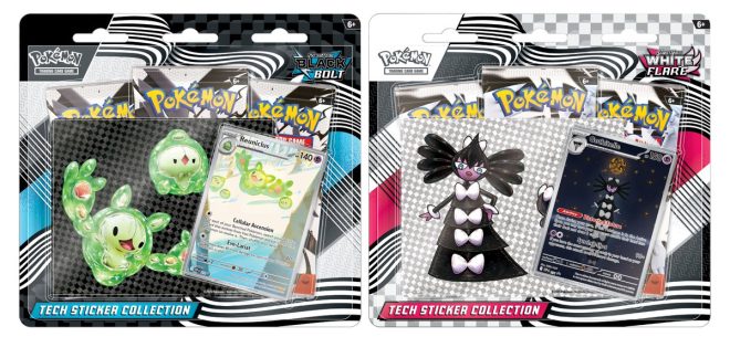 Exclusive Black Bolt & White Flare Giveaway Shocks Fans! — Black Bolt giveaway, White Flare promo cards, Pokemon sticker collection