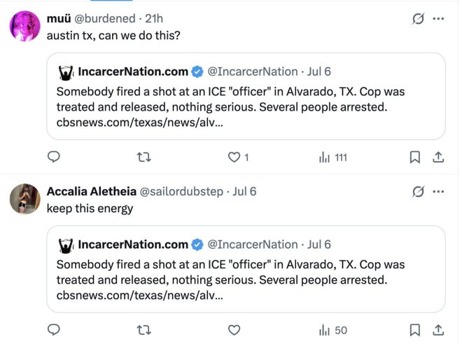 Far-Left Extremists Celebrate ICE Attack: Call for More Violence — far-left violence trends, radical leftist support for terrorism, extremist calls for violent action 2025