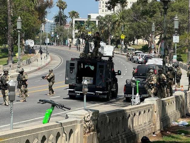 Federal Agents Clash with LA Mayor in Sanctuary City Raid! — Federal immigration crackdown Los Angeles, MS-13 gang activity sanctuary city, military enforcement operation MacArthur Park