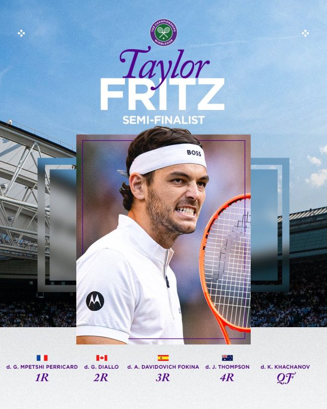 Fritz Stuns Khachanov: Wimbledon SF Shocker Unfolds! — Innovative achievements, Unprecedented milestones, Trailblazing moments