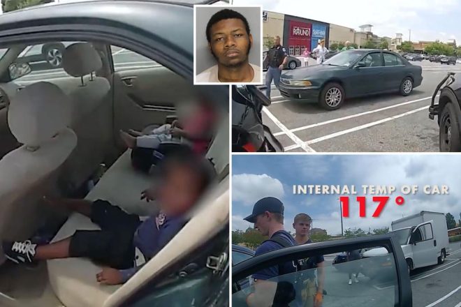 Georgia Cops Smash Window to Save Kids in Scorching Heat! —  Georgia police rescue children from hot car, Georgia officers break car windows to save kids, emergency response to children in hot vehicle