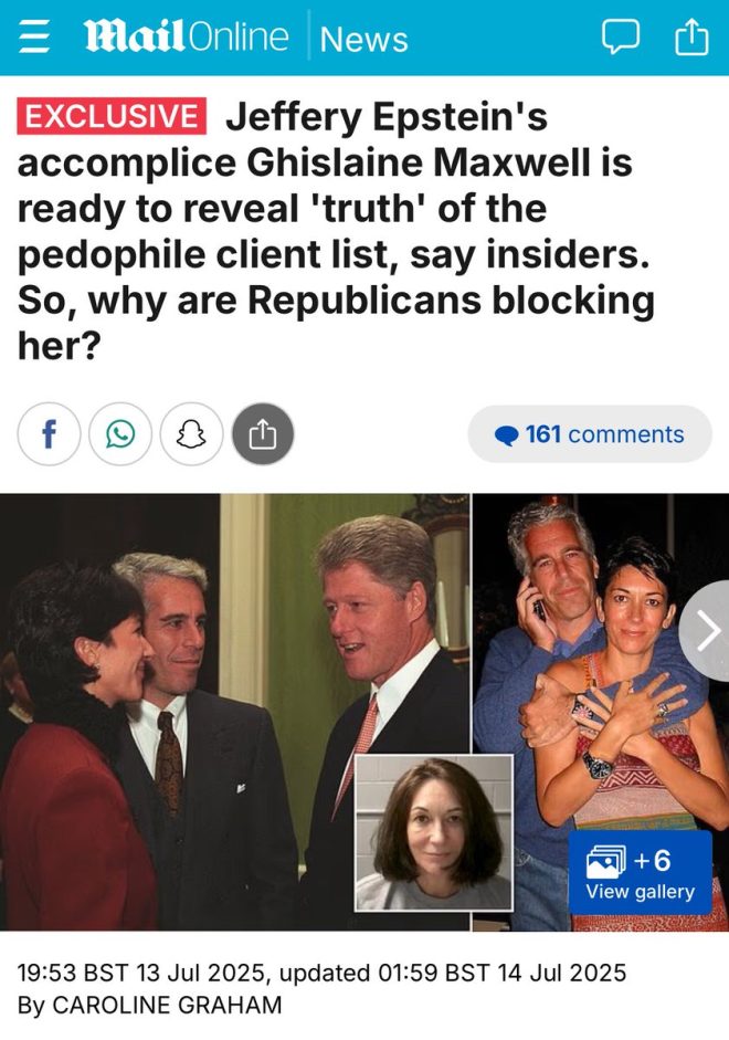Ghislaine's Shocking Revelation: Epstein's High-Profile Clients? — h3 Ghislaine Maxwell Epstein revelations, h3 Epstein client list scandal 2025, h3 Ghislaine Maxwell testimony news