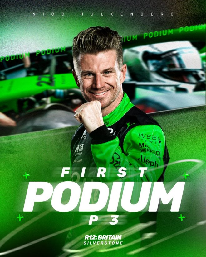 HULK's Historic Podium: Can He Challenge F1's Elite? 💚 — first podium for Hulk, Nico's impressive drive British GP, F1 2025 podium finish