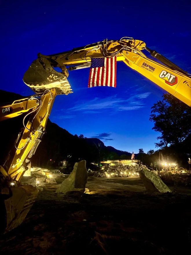Hero or Fool? Local Man Works 283 Days for Free! — heroic community service, Hurricane Helene recovery efforts, Lake Lure NC patriotism