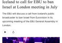 Iceland's Shocking Eurovision Demand: Strip Israel's Identity! —  Iceland Eurovision ultimatum, Israel Eurovision participation 2025, Arab Muslim influence on Eurovision