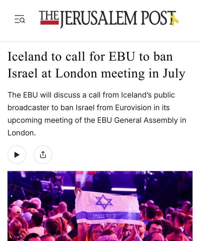 Iceland's Shocking Eurovision Demand: Strip Israel's Identity! —  Iceland Eurovision ultimatum, Israel Eurovision participation 2025, Arab Muslim influence on Eurovision