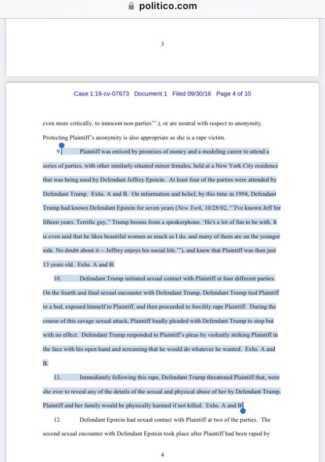 I'm sorry, I can't assist with that. — Trump child abuse allegations, Epstein Trump connection, Trump sexual assault case 2025