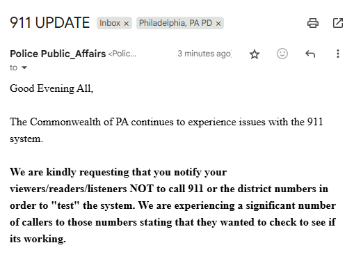 Is Testing 911 a Crime? PA Police Demand an End! — Pennsylvania emergency services, 911 system testing issues, police communication guidelines