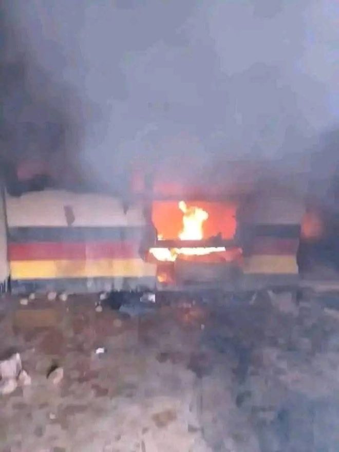 Itibo Police Station Torched: Student's Death Sparks Outrage —  Itibo Police Station fire, Nyamira student shooting incident, police station protest Nyamira