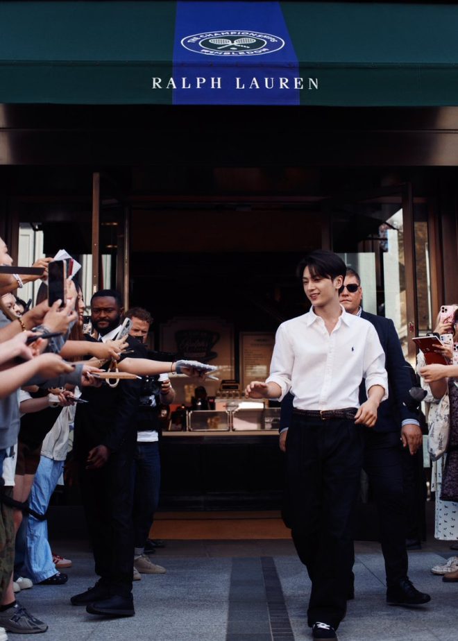 JAY's Bold Ralph Lauren Fashion Statement Shocks Wimbledon! — JAY ENHYPEN Ralph Lauren London, ENHYPEN Wimbledon 2025, Polo Ralph Lauren Fashion