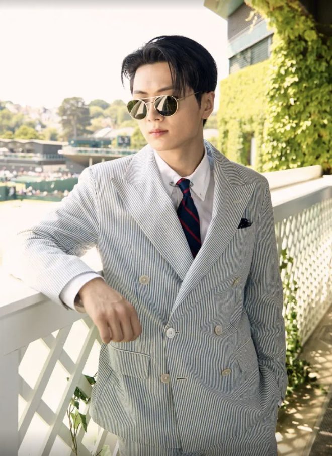 JAY's Shocking Wimbledon Appearance: Fashion Meets Fame! — K-pop fashion trends, Ralph Lauren Wimbledon experience, celebrity dining events 2025