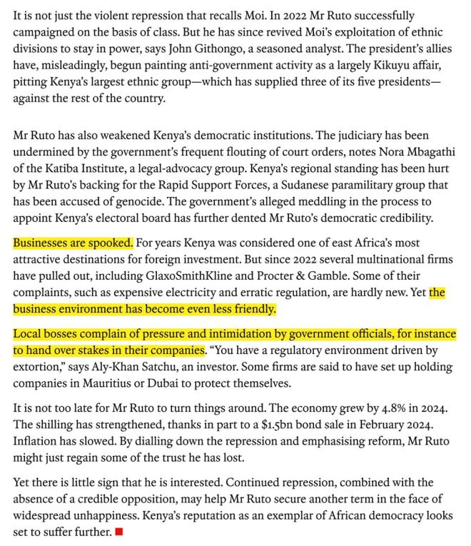 Kenya's Leader: A Threat to Business and Stability? — corruption in Kenya, African economic stability 2025, government pressure on businesses