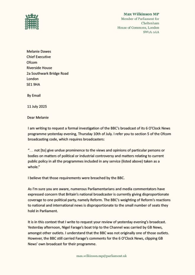 Lib Dems Slam BBC: Reform UK Gets Too Much Air Time! — Lib Dems BBC complaint, Ofcom investigation Reform UK, UK-France deal media coverage