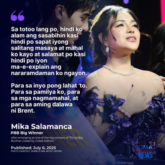 Love or Strategy? Mika & Brent's PBB Win Sparks Debate! — "Pagmamahalan sa PBB, PBB Celebrity Winners 2025, Pamilyang Pilipino"