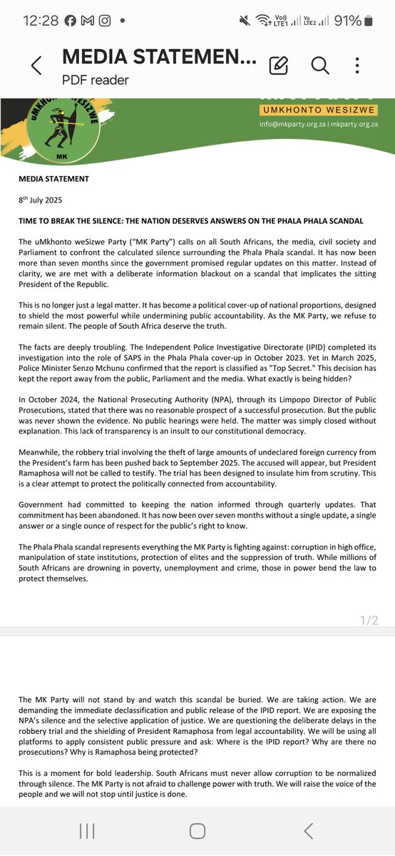 MK Party Demands Phala Phala Reopening: Epic Cover-Up? — political scandal investigation, Phala Phala case news, MK Party allegations 2025