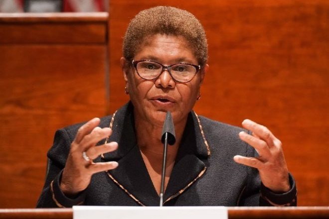 "Mayor Karen Bass Threatens Trump: Enforce Immigration Laws, Face Voter Riots - How Will President Respond?" — Trump response strategy, Immigration policy backlash, Political intimidation tactics