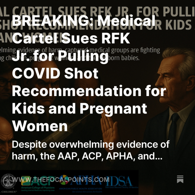 Medical Cartel Battles RFK Jr.: Are Kids Safe from COVID Shots? —  COVID vaccine controversy, children's health and vaccines, mRNA vaccine safety 2025