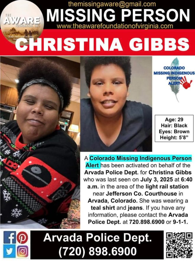 Mystery Deepens: Where is Missing Indigenous Woman? — Missing Indigenous Woman Report, Colorado Missing Person Search, Arvada Police Missing Alert