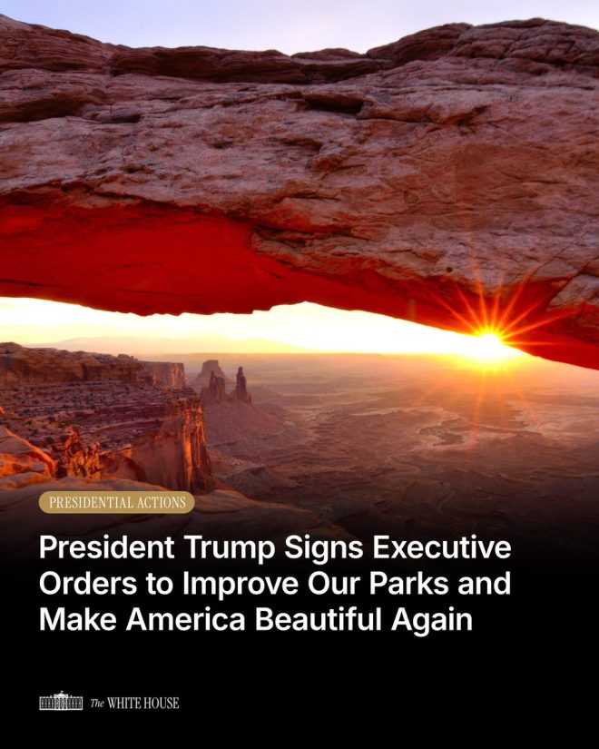 POTUS Launches Controversial 'Make America Beautiful Again' — "Restore America's Natural Beauty, Revitalize National Parks 2025, Beautify America Initiative"