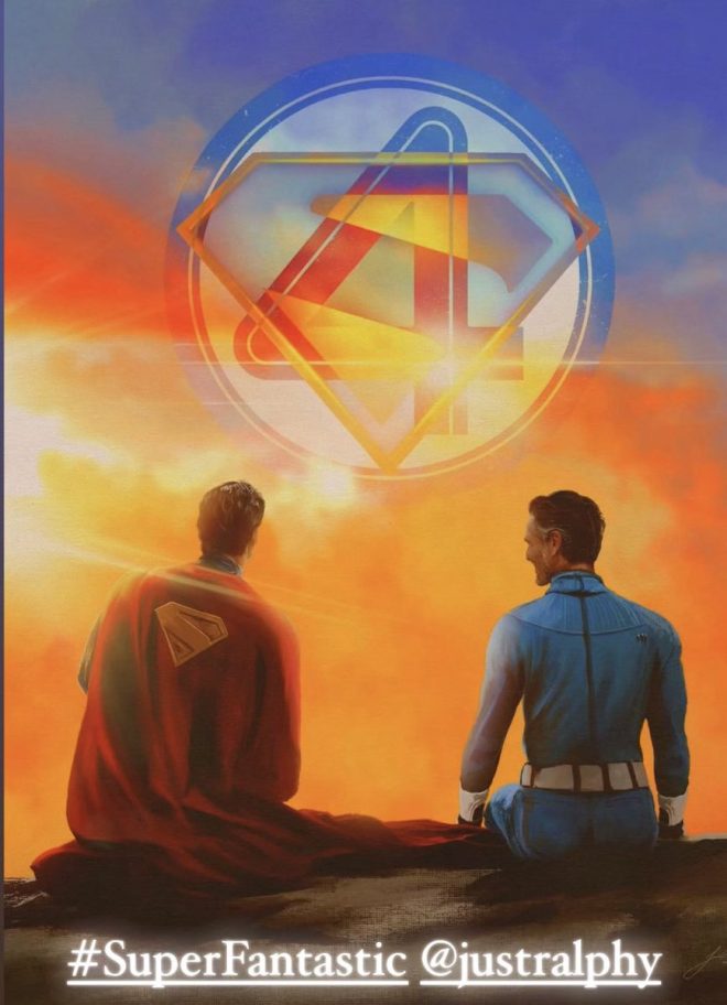Pedro Pascal Sparks Debate Over Superhero Rivalry! — Pedro Pascal artwork, Fantastic Four Superman release, superhero art celebration