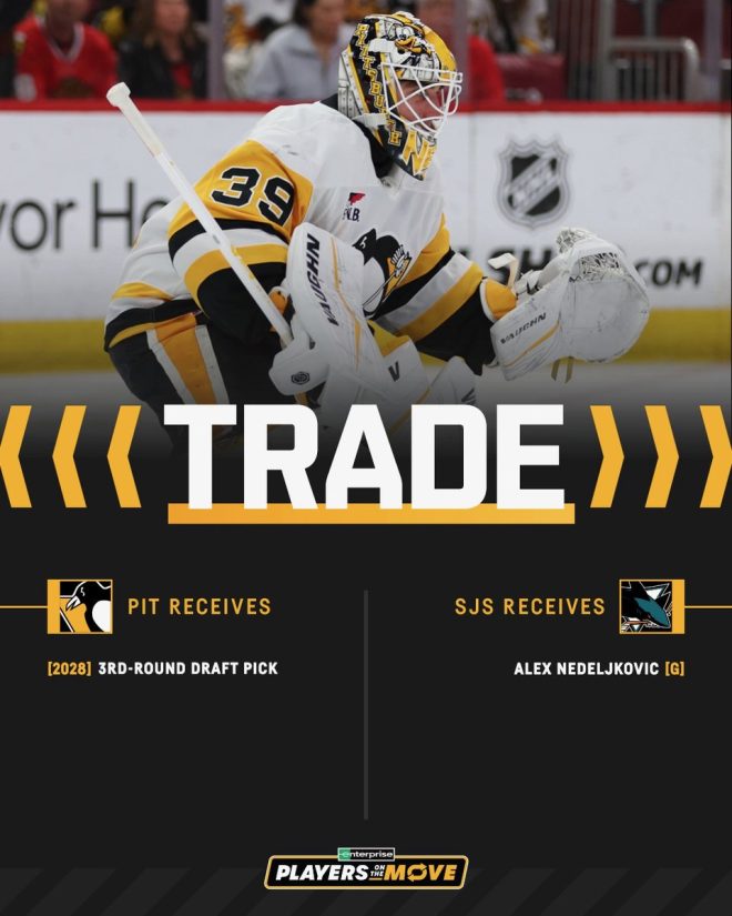 Penguins Trade Goalie for Future Gold: Draft Picks Galore! — NHL draft picks 2028, Pittsburgh Penguins trades 2025, Alex Nedeljkovic goaltender news