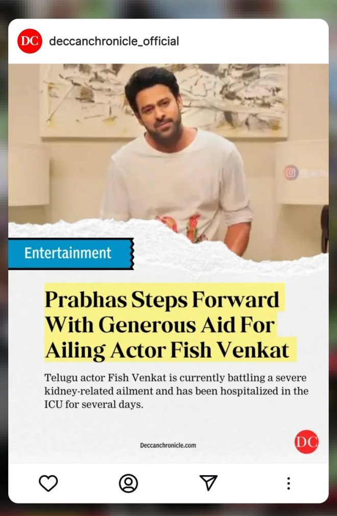Prabhas & Fish Venkat: Viral Memes or Outrageous Hoax? — Prabhas meme controversy, Fish Venkat fake news, Instagram meme trends 2025