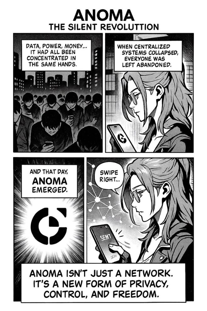 "Revolutionary manga series declares end of centralized and decentralized systems - anoma offers true financial freedom for all!" — @anoma manga release, decentralized finance revolution, financial freedom 2025