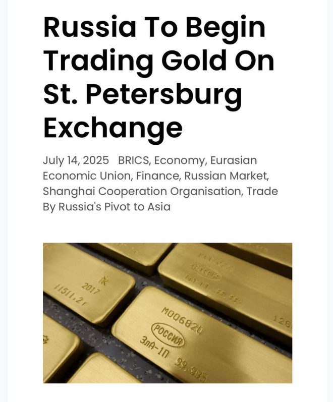 Russia's Bold Move: Gold Trading Platform Shakes West! — Russian Gold Trading Platform, Independent Gold Pricing 2025, Break from London Gold Market