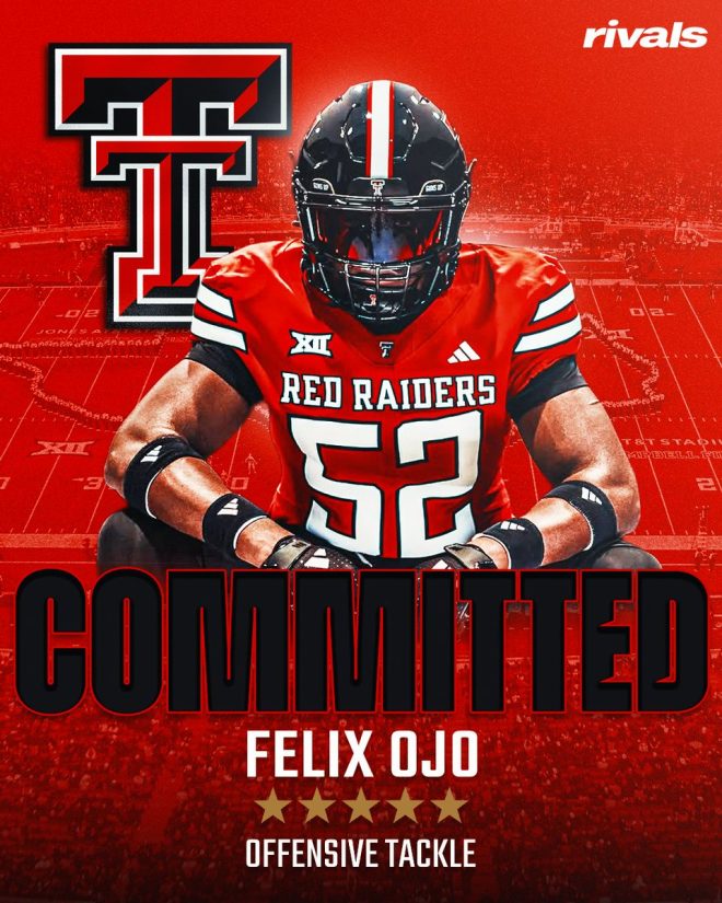 SHOCKING: 5-Star OT Snubs Giants for Texas Tech! — 5-star offensive tackle commitment, Texas Tech football recruiting news, top 2025 high school football prospects