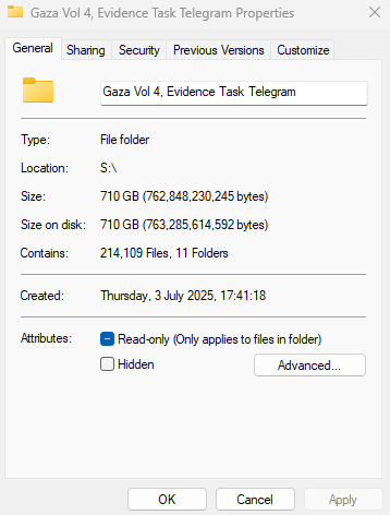 Shock Archive: 710GB of Gaza Footage Submitted to ICC! — Gaza conflict footage archive, Evidence Task ICC submission, Gaza genocide evidence 2025