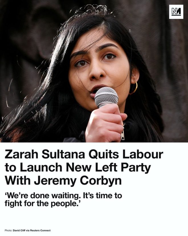 Shock: Zarah Sultana Teams Up with Corbyn for New Party! —  Zarah Sultana political party, Jeremy Corbyn new movement, UK socialism 2025