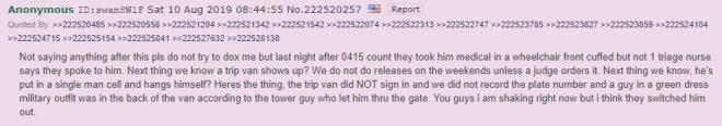 "Shocking 8chan Post Emerges Hours After Epstein's Death!" — Jeffrey Epstein news, 8chan shutdown, Metropolitan Correctional Center事件