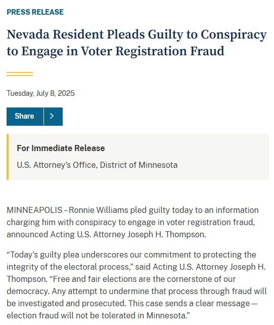 Shocking Admission: Nevada Man’s Voter Fraud Scheme Exposed! — voter fraud scheme, fraudulent voter registrations, Nevada election integrity