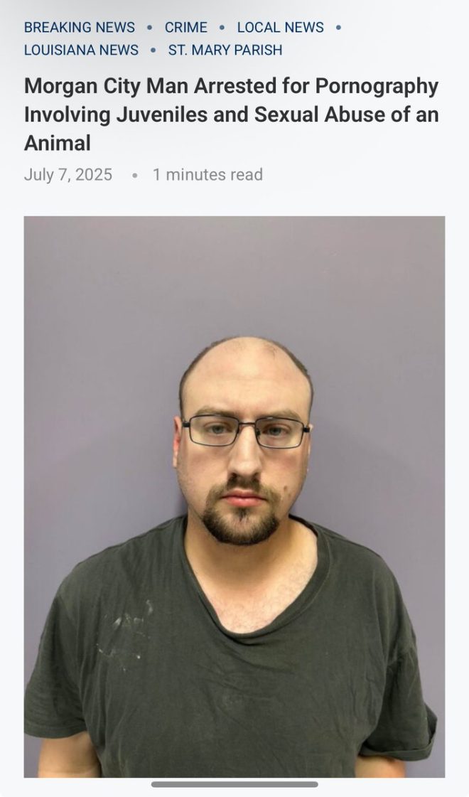 Shocking Arrest: Local Man Faces 9 Counts of Pornography! — child exploitation, legal consequences of pornography, Louisiana criminal defense