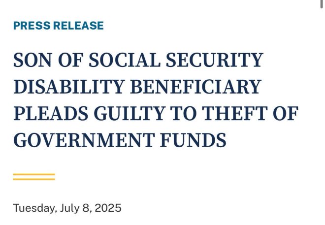 Shocking Betrayal: Son Steals $118K from Deceased Mom! — Social Security fraud case, government funds theft, guilty plea for benefit fraud