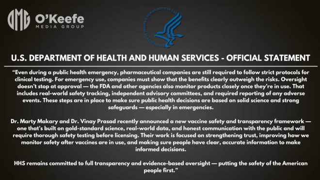 Shocking Claim: J&J Vaccine 'Not Safe and Effective'? — COVID-19 vaccine safety concerns, Johnson & Johnson vaccine effectiveness, HHS statement on vaccine safety