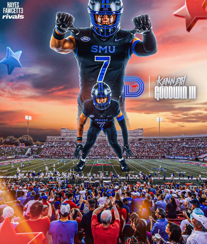 Shocking Commitment: LB Goodwin Chooses SMU Over Giants! —  Four-Star Linebacker Commitment, SMU Football Recruiting News, Kenneth Goodwin III Highlights